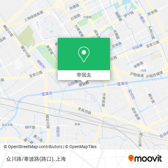 众川路/泰波路(路口)地图