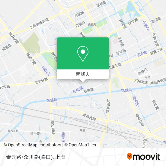 泰云路/众川路(路口)地图