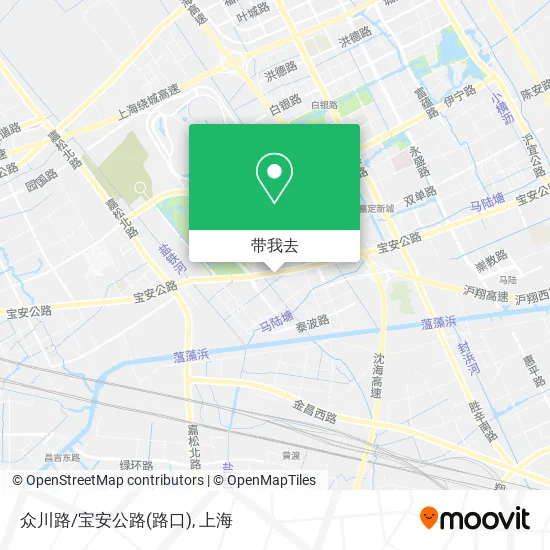 众川路/宝安公路(路口)地图
