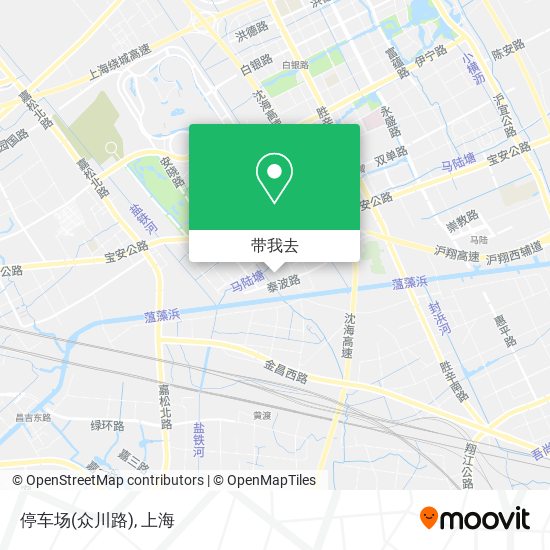 停车场(众川路)地图
