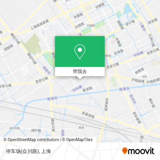 停车场(众川路)地图
