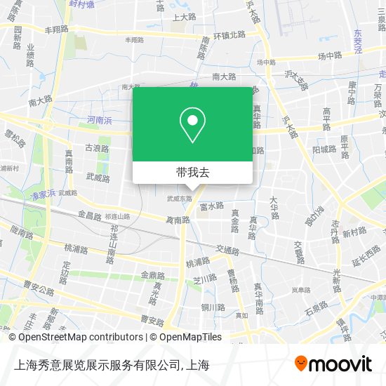 上海秀意展览展示服务有限公司地图