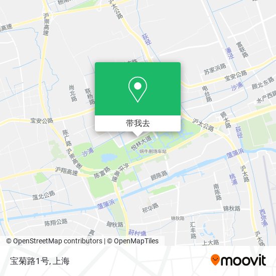 宝菊路1号地图