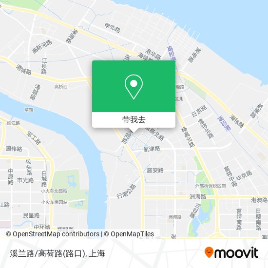 溪兰路/高荷路(路口)地图