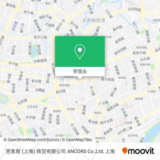 恩客斯 (上海) 商贸有限公司 ANCORS Co.,Ltd地图