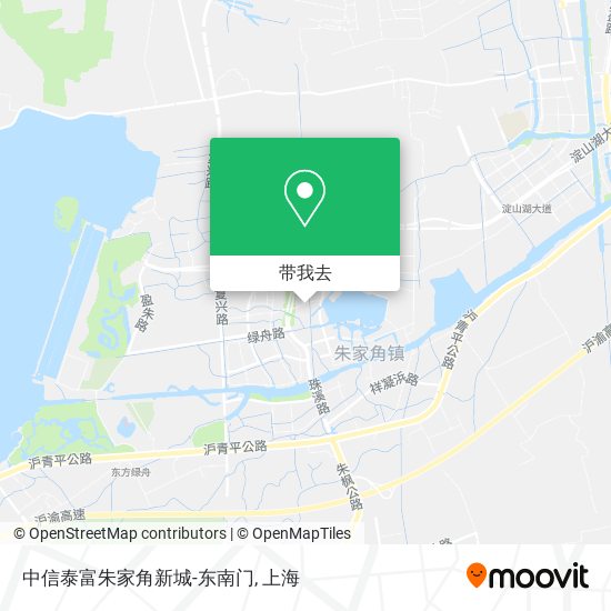中信泰富朱家角新城-东南门地图