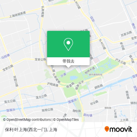 保利·叶上海(西北一门)地图