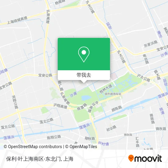 保利·叶上海南区-东北门地图