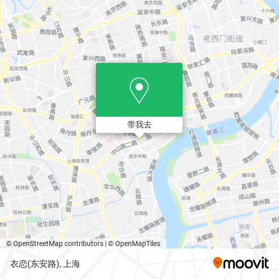 衣恋(东安路)地图