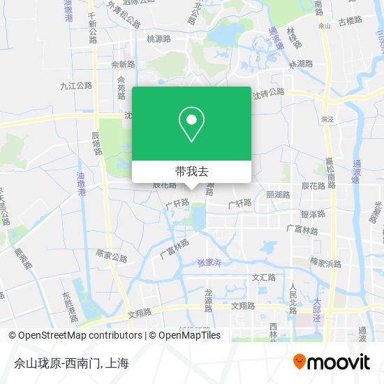 佘山珑原-西南门地图