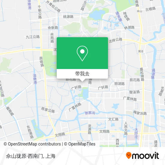 佘山珑原-西南门地图