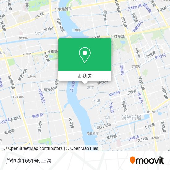 芦恒路1651号地图