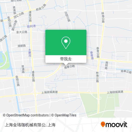 上海金珞珈机械有限公地图