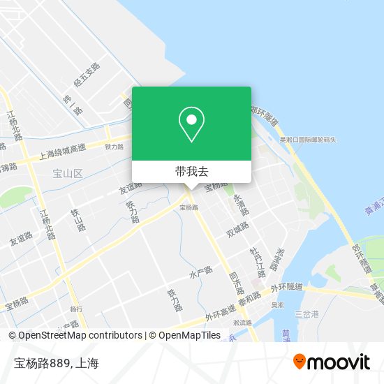 宝杨路889地图