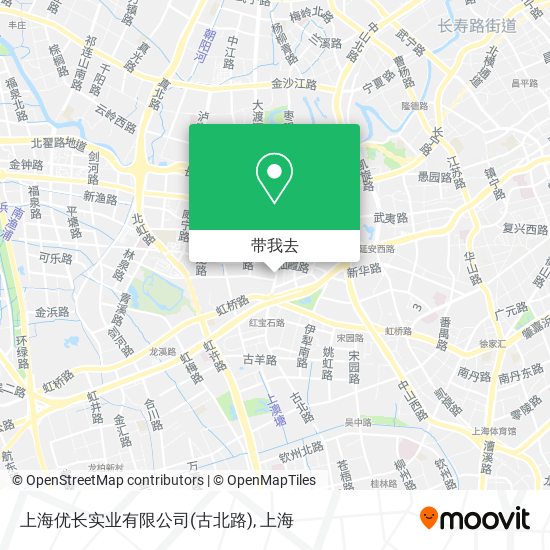 上海优长实业有限公司(古北路)地图