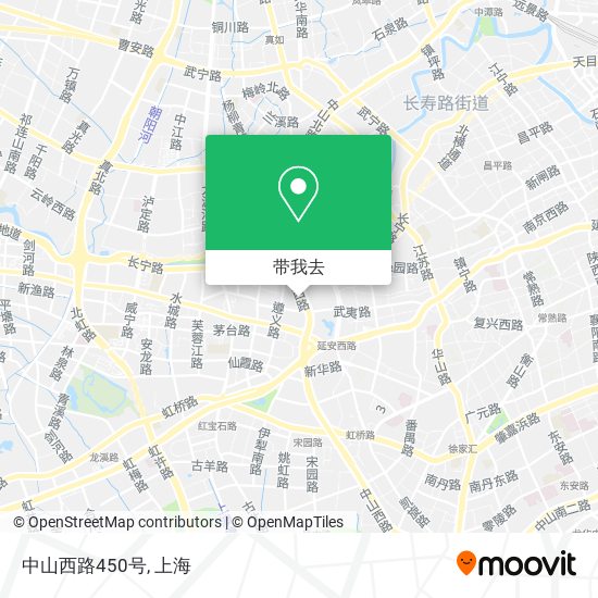 中山西路450号地图