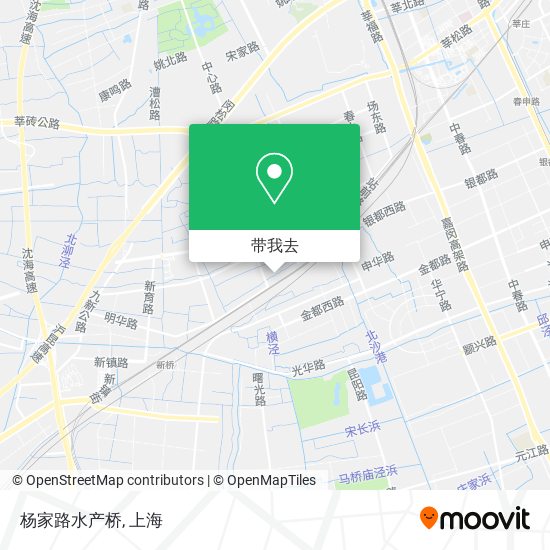 杨家路水产桥地图
