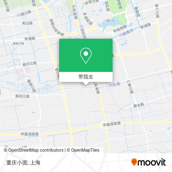 重庆小面地图