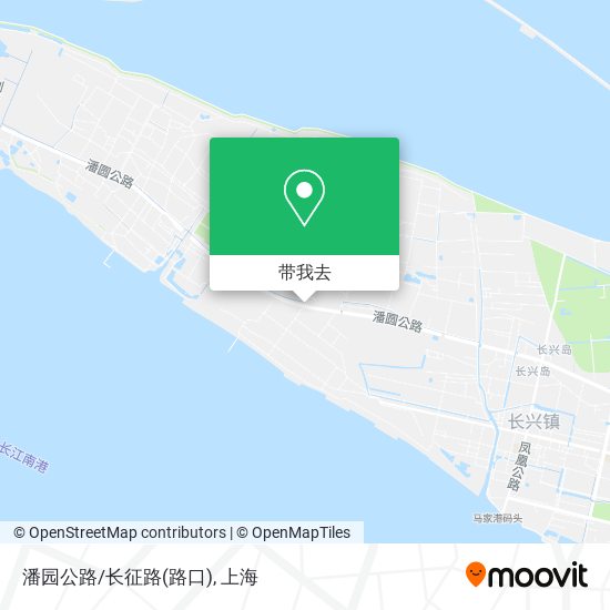 潘园公路/长征路(路口)地图