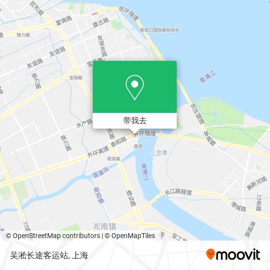 吴淞长途客运站地图