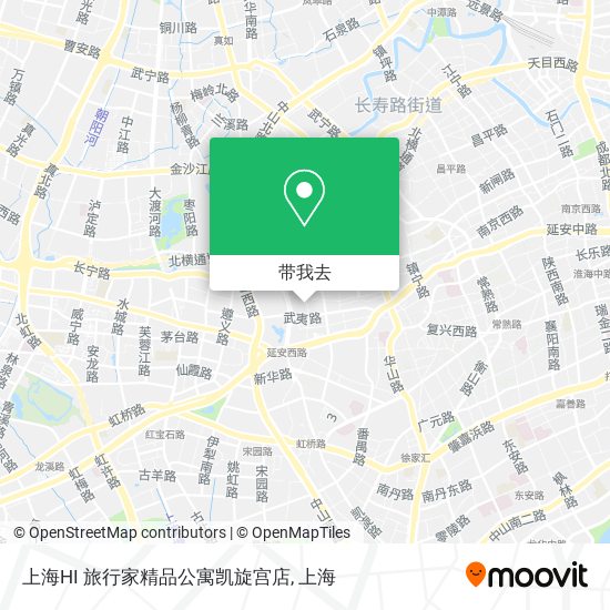 上海HI 旅行家精品公寓凯旋宫店地图