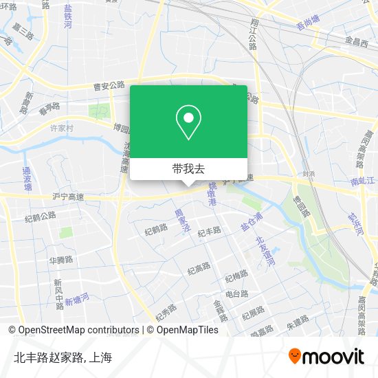 北丰路赵家路地图