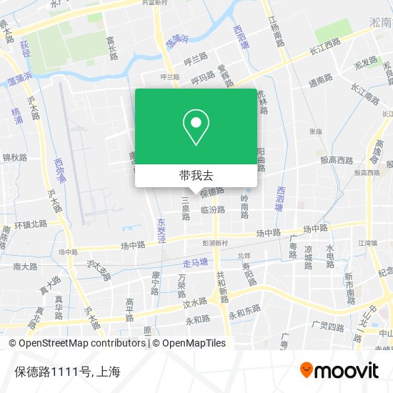 保德路1111号地图