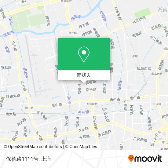 保德路1111号地图