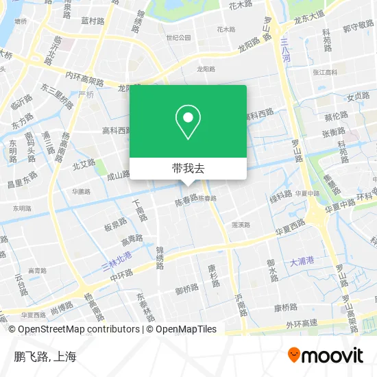 鹏飞路地图