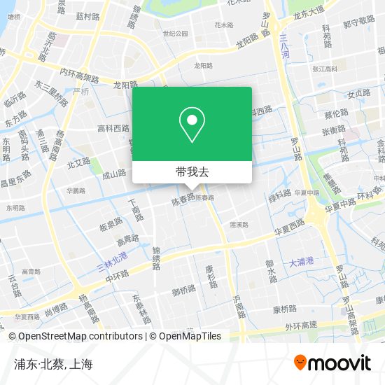 浦东·北蔡地图