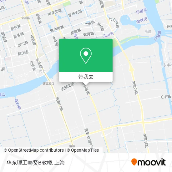 华东理工奉贤B教楼地图