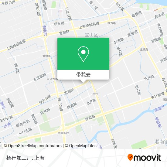 杨行加工厂地图