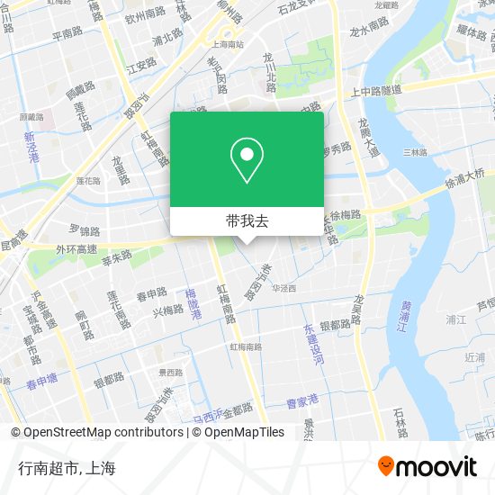 行南超市地图