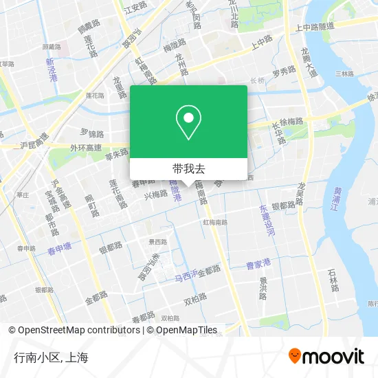 行南小区地图