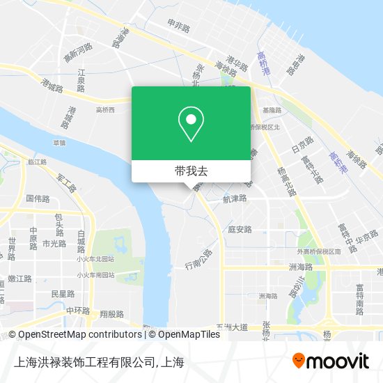 上海洪禄装饰工程有限公司地图