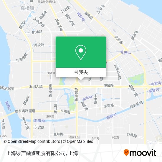 上海绿产融资租赁有限公司地图