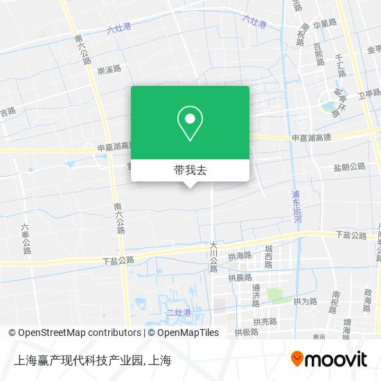 上海赢产现代科技产业园地图