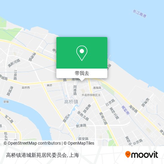 高桥镇港城新苑居民委员会地图