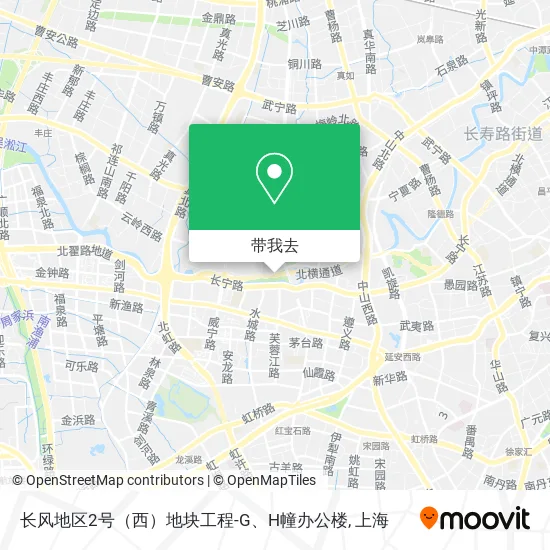 长风地区2号（西）地块工程-G、H幢办公楼地图