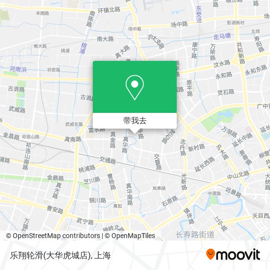 乐翔轮滑(大华虎城店)地图