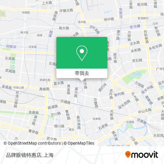 品牌眼镜特惠店地图