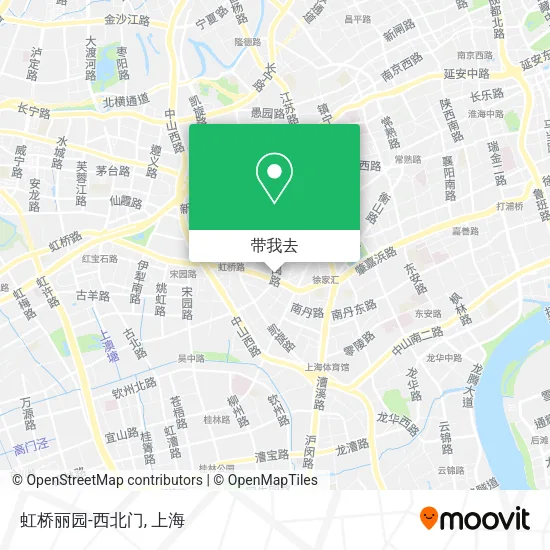 虹桥丽园-西北门地图