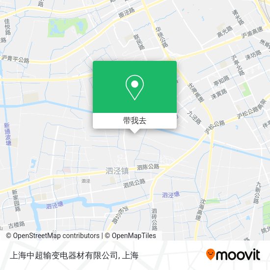 上海中超输变电器材有限公司地图