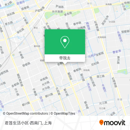 君莲生活小区-西南门地图