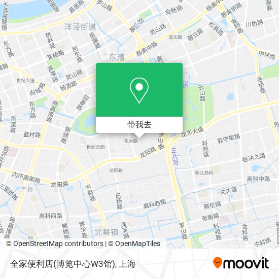 全家便利店(博览中心W3馆)地图
