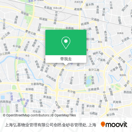 上海弘基物业管理有限公司创邑金砂谷管理处地图