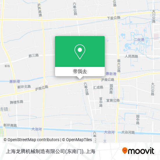 上海龙腾机械制造有限公司(东南门)地图