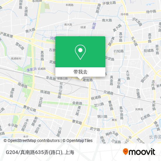 G204/真南路635弄(路口)地图