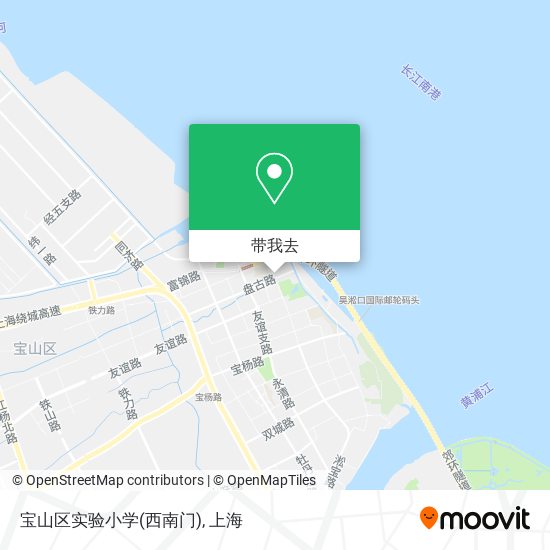 宝山区实验小学(西南门)地图