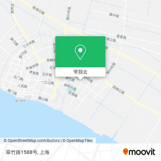 翠竹路1588号地图